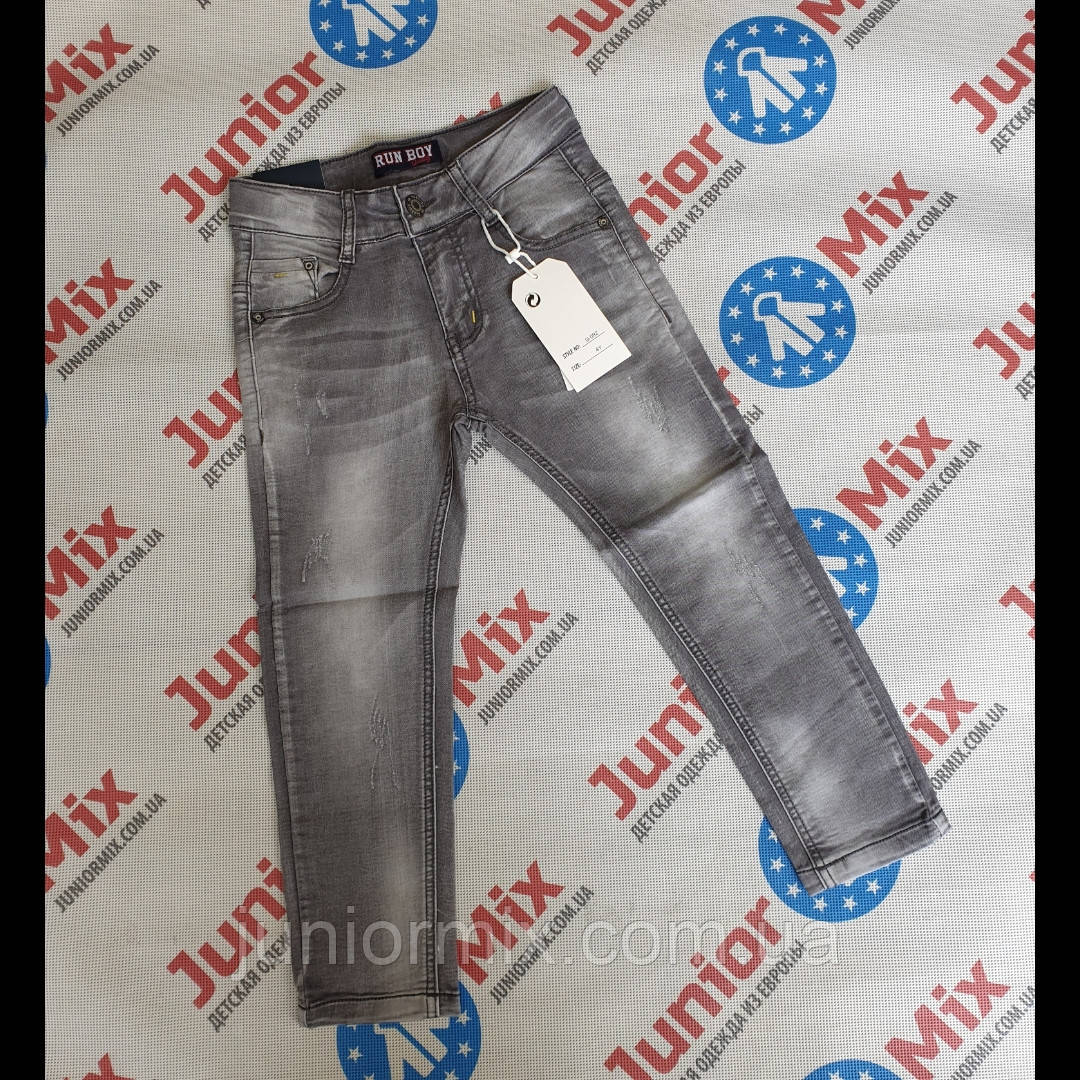 Джинсові дитячі штани для хлопчиків гуртом RUN BOY