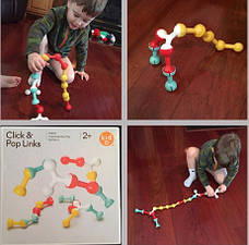 Іграшка Конструктор-головоломка (click & pop links) Kid O, фото 3