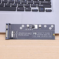 Адаптер-переходник для подключения к SATA 2.5' / 3.5' 18(12+6) Pin SSD Apple MacBook Air A1370 A1369
