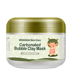Глиняна бульбашкова маска для обличчя Bioaqua Carbonated Bubble Clay Mask
