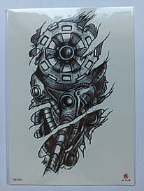 Флеш Тату. 21*15 См. Перевідна. Тимчасова. Біомеханіка, Th, 508 4603, Ч/Б