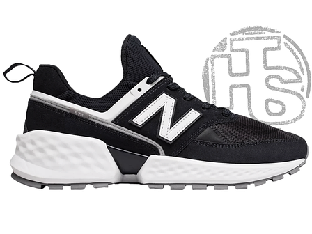 Чоловічі кросівки New Balance 574 Sport V2 Black/White MS574NSA, фото 2
