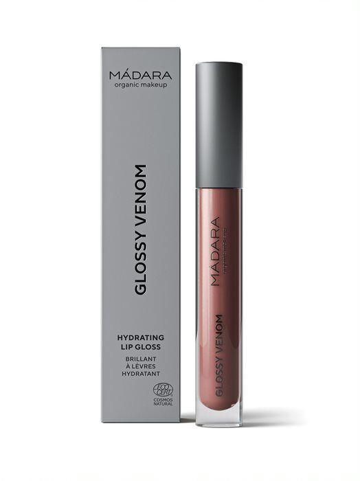 Зволожуючий блиск для губ органічний № 73 Приголомшливий нюд Madara Cosmetics, 4 мл