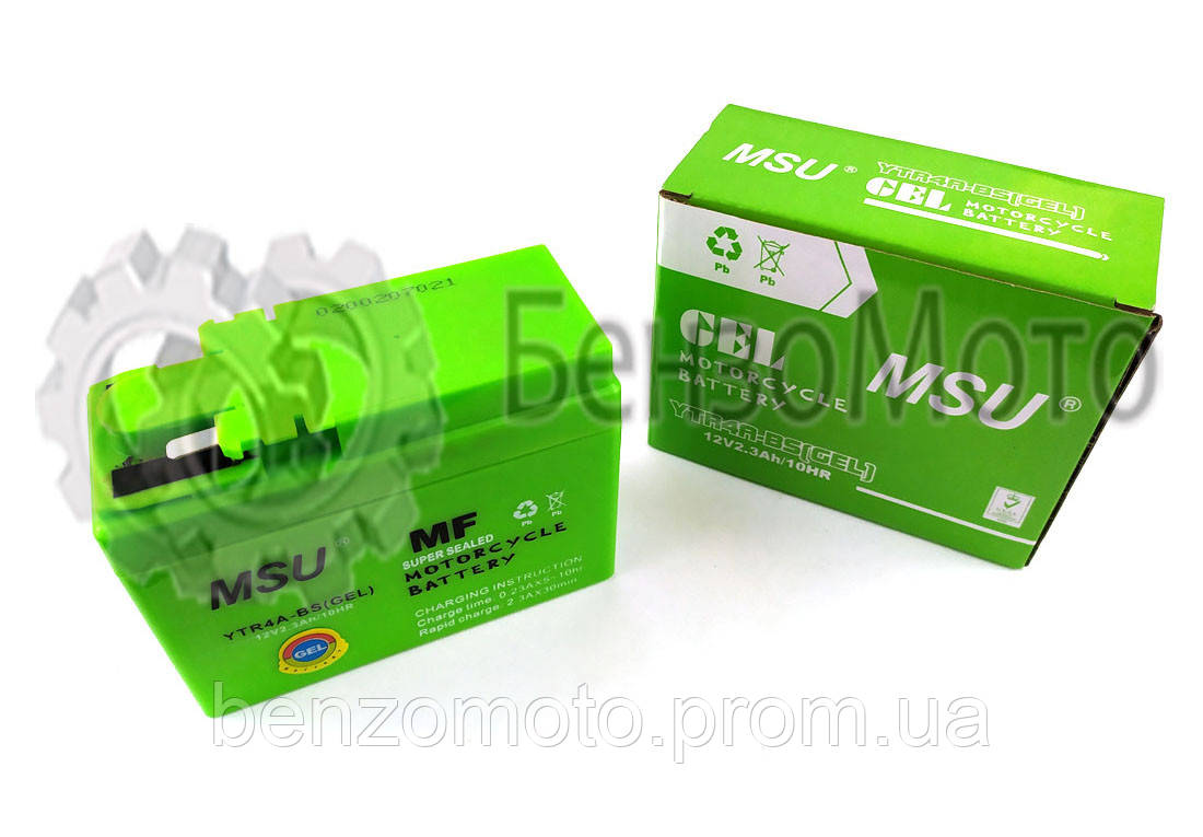 Акумулятор 12V 2,3А GEL 115/49/86 MSU 2024р - фото 1 - id-p655204880