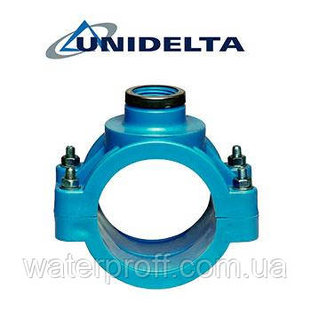 Хомут врезной 110х3/4" PN16 Unidelta