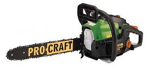 Бензопила PROCRAFT GS-58X (1 шина, 1 ланцюг 40) (ВИСОКОСПРИТНИЙ, ОДНОКОЛЬЦЕВАЯ ПИЛА)