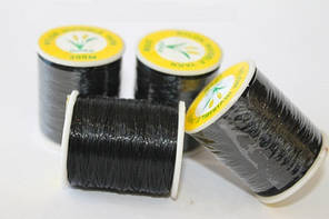 Волосінь (мононитка) чорна, товщина 0,15 мм, 150 м