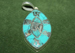 Тибетський амулет Ом #8 (Ом Мані Паді Хум)