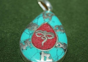 Тибетський амулет Ом #7 (Ом Мані Паді Хум)