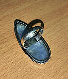 Срібне кільце з ангелітом, розмір 18.2, фото 8