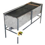 Стіл для роздрукуючи стіл 1,5 м із плоским кошиком (Лист 0,5 AISI 304 неіржавкий) Кран н/ж, фото 5