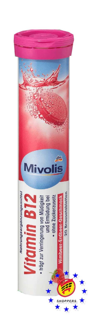 Шипучі вітаміни DM Mivolis Vitamin B12