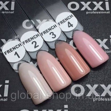 Каучукова база Френч,база для френча, OXXI Rubber Base 10 мл