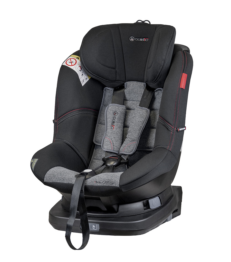 Автокрісло Coletto Millo Isofix 0-18 black Чорне