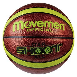 Баскетбольний м'яч Movemen PU розмір 7 лимонний