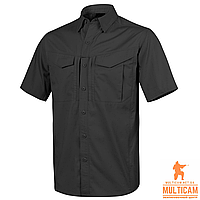 Сорочка Helikon-Tex® DEFENDER Mk2 Shirt short sleeve® PolyCotton Ripstop - Black XL