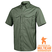 Сорочка Helikon-Tex® DEFENDER Mk2 Shirt short sleeve® PolyCotton Ripstop - Olive Green XL
