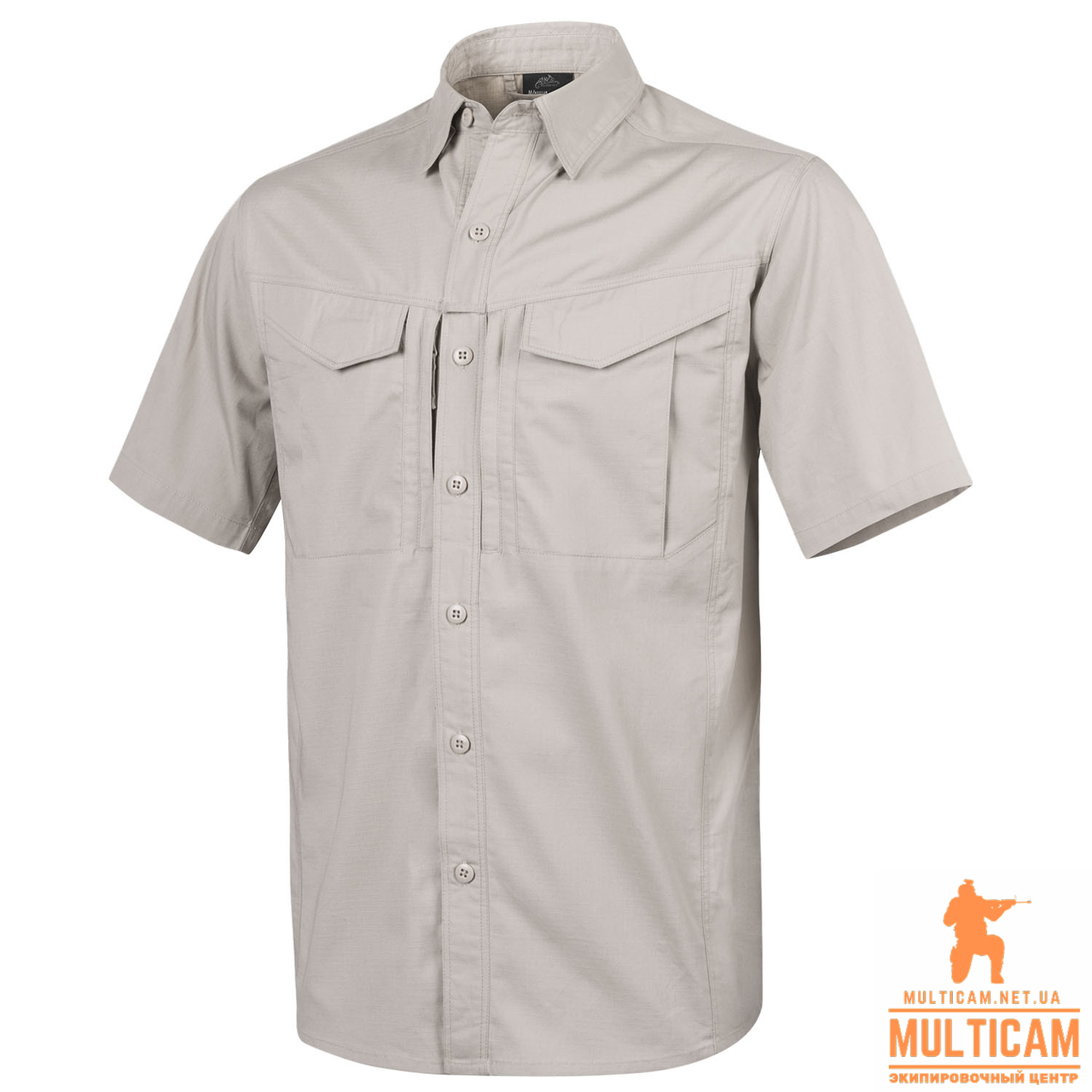 Сорочка Helikon-Tex® DEFENDER Mk2 Shirt short sleeve® PolyCotton Ripstop - Khaki