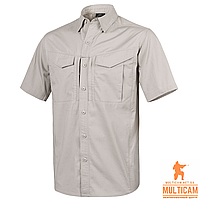 Сорочка Helikon-Tex® DEFENDER Mk2 Shirt short sleeve® PolyCotton Ripstop - Khaki L