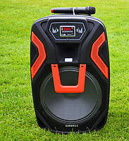 БУ Колонка з акумулятором Rock Music zxx-1503, радіомікрофон, 15 дюймів, Bluetooth