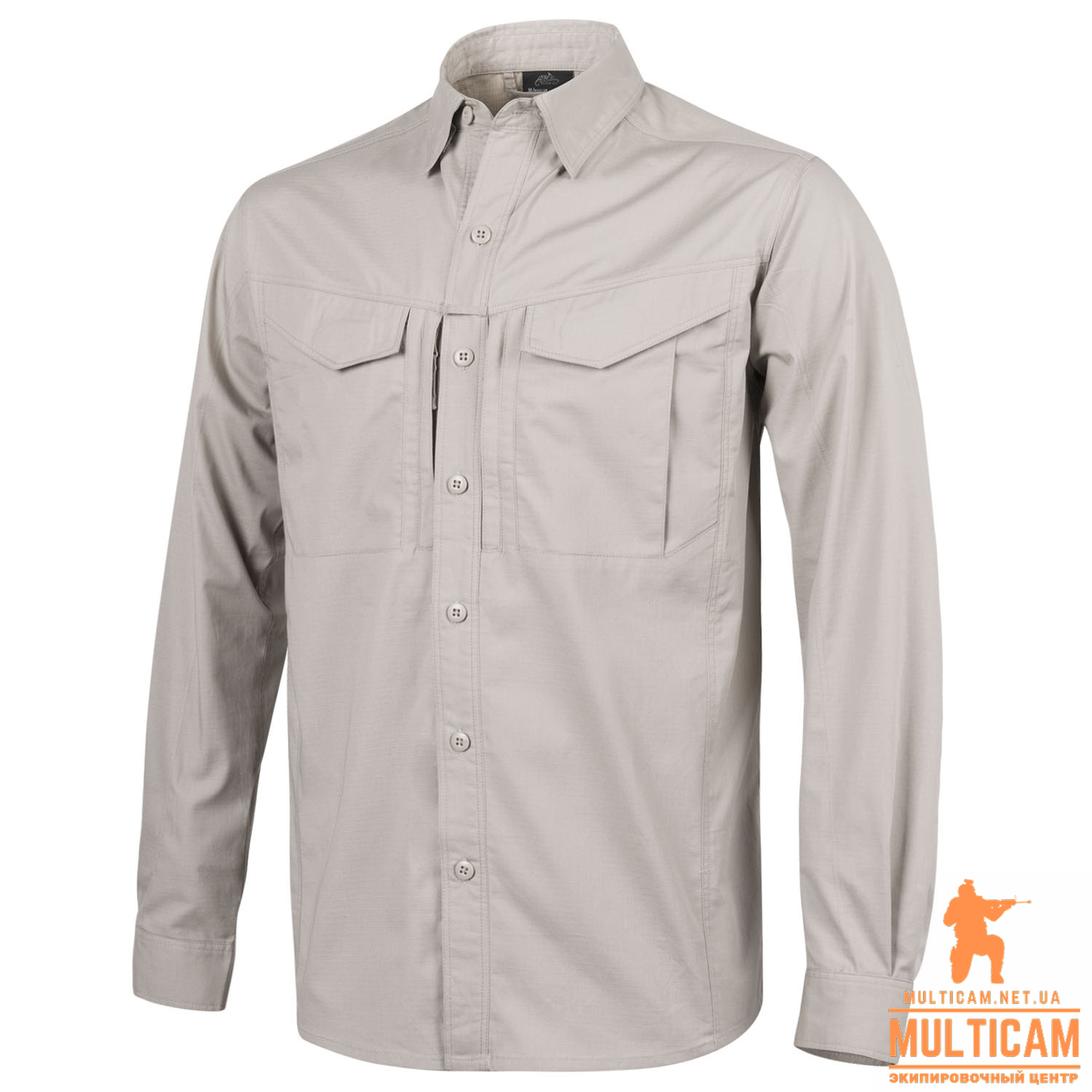 Сорочка Helikon-Tex® DEFENDER Mk2 Shirt long sleeve® - PolyCotton Ripstop - Khaki