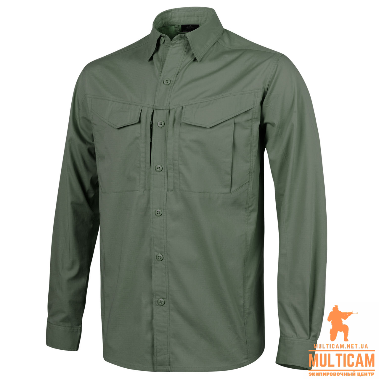 Сорочка Helikon-Tex® DEFENDER Mk2 Shirt long sleeve® - PolyCotton Ripstop - Olive Green