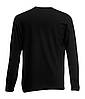 Чоловіча футболка з довгим рукавом Преміум M, 36 Чорний, фото 2