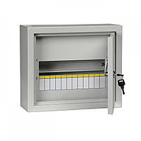 Щит металевий 12 модулів UEC, ЩРн-12з-0 У2, MKM11-N-12-54-Z, корпус розподільчий, зовнішній IP54, бокс