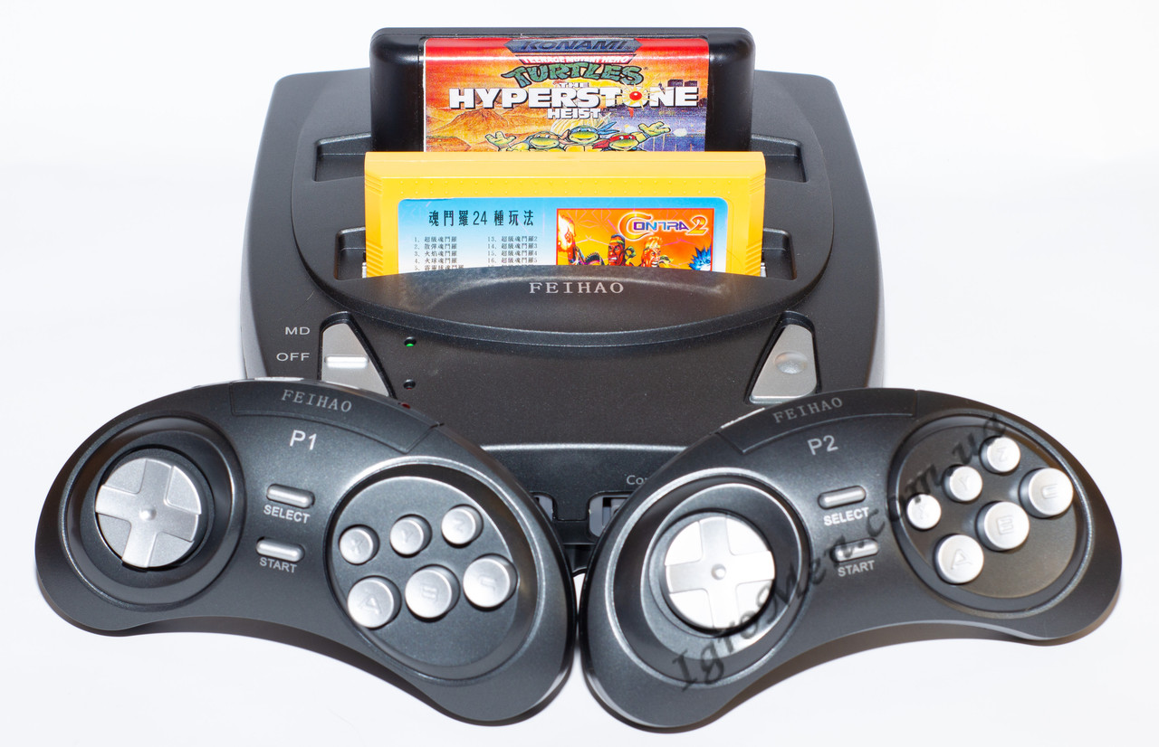 2 in 1 Sega Genesis + Dendy HD (HDMI, безпровідні джойстики, 88 ігор)