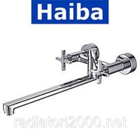 Змішувач для ванни довгий ніс HAIBA OXFORD (CHR-006)