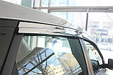 Вітровики з хромом, дефлектори вікон Hyundai Tucson 2015- (D622), фото 11