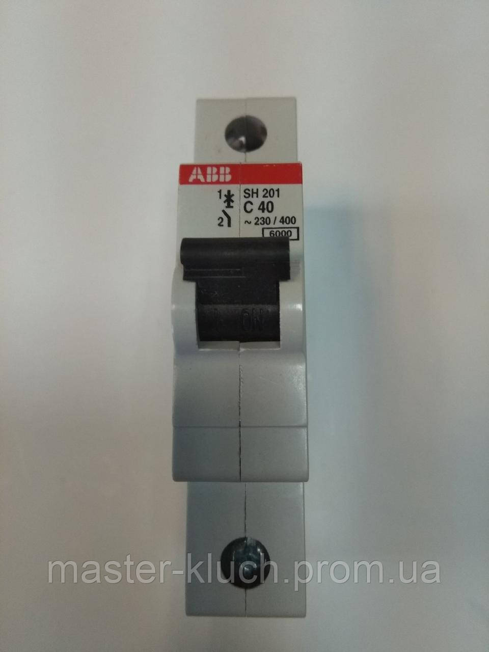 Автоматический выключатель 40А АВВ SH201 С40 - фото 4 - id-p5720392