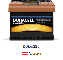 Автомобільні акумулятори DURACELL (Австрія)