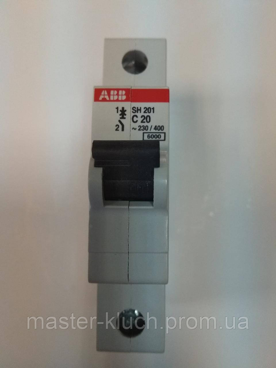 Автоматический выключатель АВВ 20A SH201 - фото 3 - id-p5720369