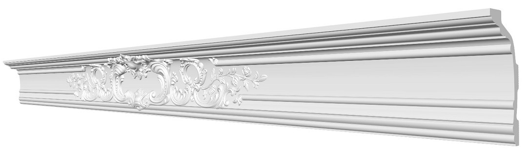 Стельовий плінтус GP-86 з полістиролу. Декоративний багет. Стельовий карниз молдинг., фото 1