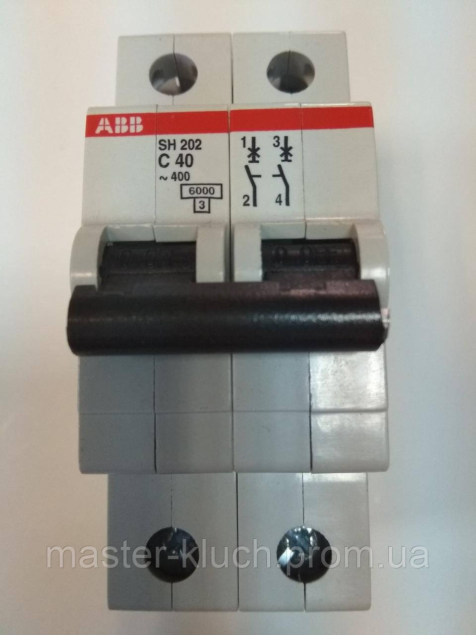 Автоматический выключатель 40А АВВ SH202 - фото 1 - id-p5720484