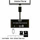 F1-00864, Картридер T'nB, кардридер + порт USB для планшетів/смартфонів 3 в 1,, чорний, фото 2