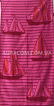 Яскраво-рожевий пляжний рушник, Кораблики, Туреччина