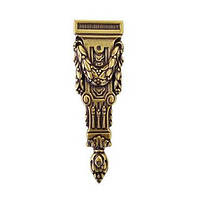 Меблевий декор вертикальний латунний OMD45267-110AB античне золото