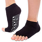 Шкарпетки для йоги з відкритими пальцями SP-Planeta FI-0437-1 (поліестер, бавовна, р-р 36-41, кольори в асортименті), фото 3