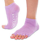 Шкарпетки для йоги з відкритими пальцями SP-Planeta FI-0437-1 (поліестер, бавовна, р-р 36-41, кольори в асортименті), фото 2