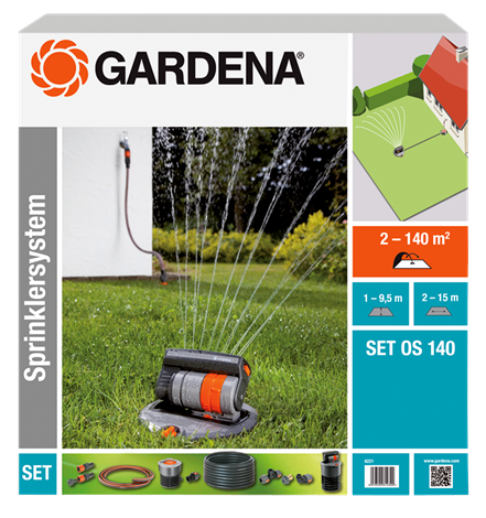 Набор для полива с Дождевателями GARDENA OS140, цена 4839 грн - Prom.ua ...