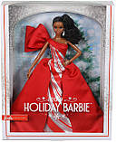 Колекційна Barbie Святкова 2019 Брюнетка, фото 4