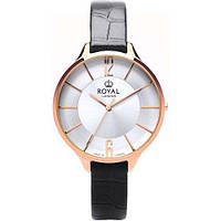 Жіночий водонепроникний наручний годинник Royal London 21418-05 кварцовий із шкіряним ремінцем