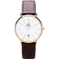 Жіночий водонепроникний наручний годинник Royal London 21421-02 кварцовий із шкіряним ремінцем