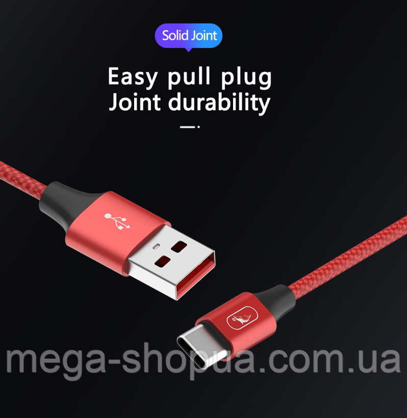 Кабель для заряджання iPhone USB - Lightning 1м. Зарядний зарядка провід шнур на Apple айфон лайтнінг 23Z Червоний
