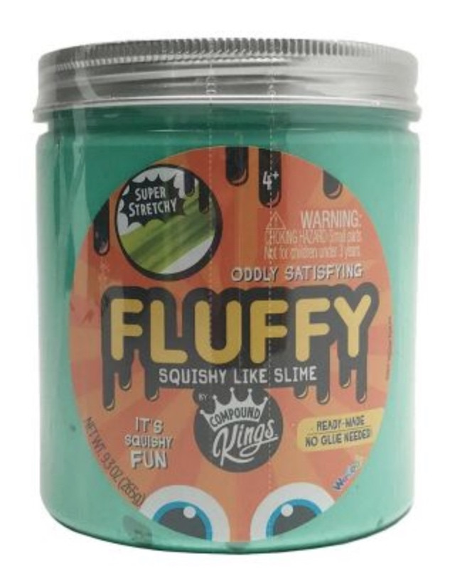 Лізун Slime Fluffy, бірюзовий, 265 г Compound Kings 110272/1