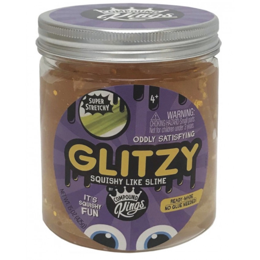 Лізун Slime Glitzi, золотий (425 г) Compound Kings 110126_1