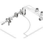 Циркуль-пристрій для прямолінійних і криволінійних розрізів (Циркуль у зборі з кареткою, ДОСМІМЕТ), фото 2