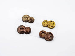 Пластикова форма для шоколаду вісімки